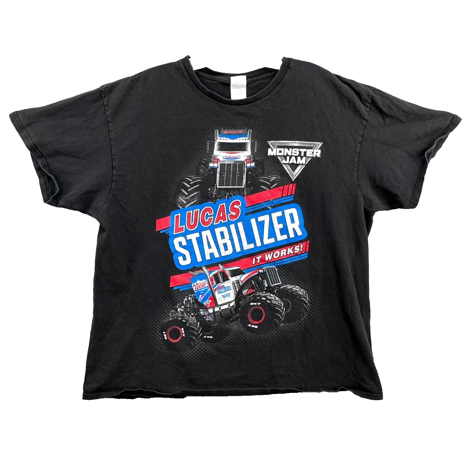 Delta Monster Jam Lucas Stabilizer T-Shirt Mens Xl Streetwear Racing Graphic Tee